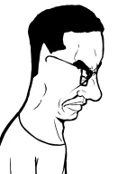 glasses shirt side_view subvairant:chudjak_seething_profile subvariant:chudjak_seething variant:chudjak // 1240x1568 // 66KB