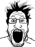 glasses hair open_mouth stubble variant:plier // 600x800 // 20KB