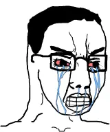 glasses red_eyes seething tears variant:chudjak // 645x770 // 21KB