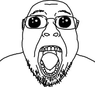 bald glasses OMGSISA open_mouth stubble variant:bernd // 1106x1012 // 255KB