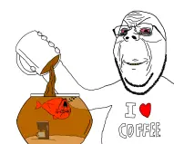 bald coffee crying fish glasses mug stubble variant:gapejak variant:soyak // 1493x1237 // 110KB