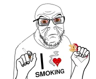 bald cigarettes glasses hand heart smoking stubble tired variant:feraljak // 1500x1238 // 599KB