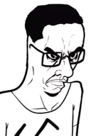 clothes glasses hair shirt sv:chudjak_seething v:chudjak // 1240x1568 // 218KB