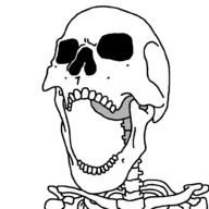 bald dead open_mouth skeleton v:gapejak // 1000x1000 // 23KB