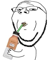 bald drinking glasses soylent stubble variant:gapejak // 637x772 // 169KB