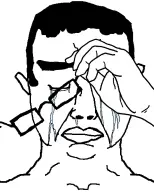 crying glasses hand sad subvariant:chudjak_front variant:chudjak // 825x1024 // 158KB