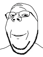 bald glasses stubble subvariant:wholesome_soyjak variant:gapejak // 600x800 // 7.9KB