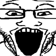 bald big_brain glasses open_mouth stubble v:plier zoomed_in // 800x800 // 25KB